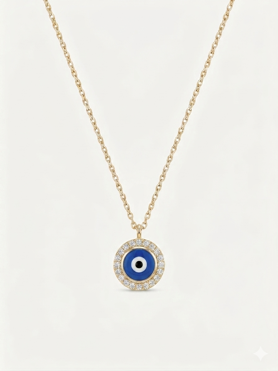 Protective Eye Halo Necklace