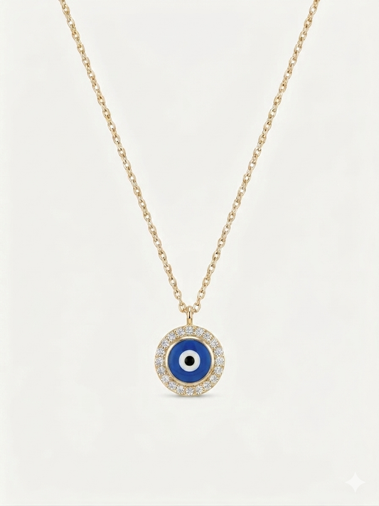 Protective Eye Halo Necklace